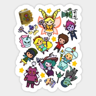 STAR VS EVIL Sticker